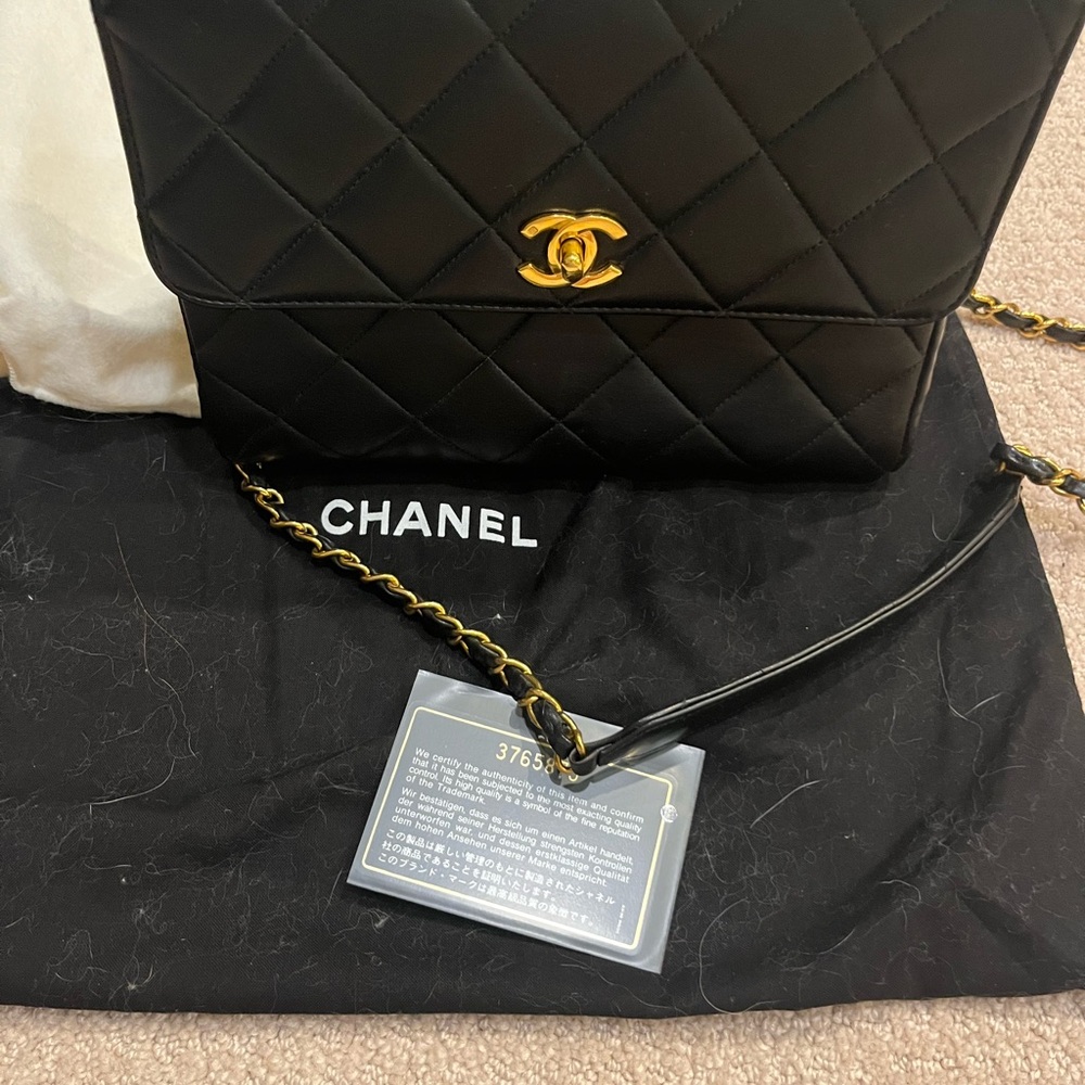 Chanel Black Quilted Leather Flap Bag